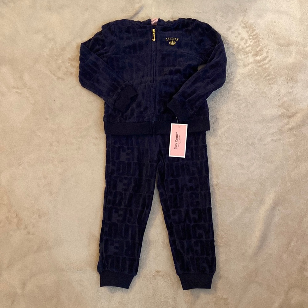 Juicy Couture Girls Tracksuit Size 3T